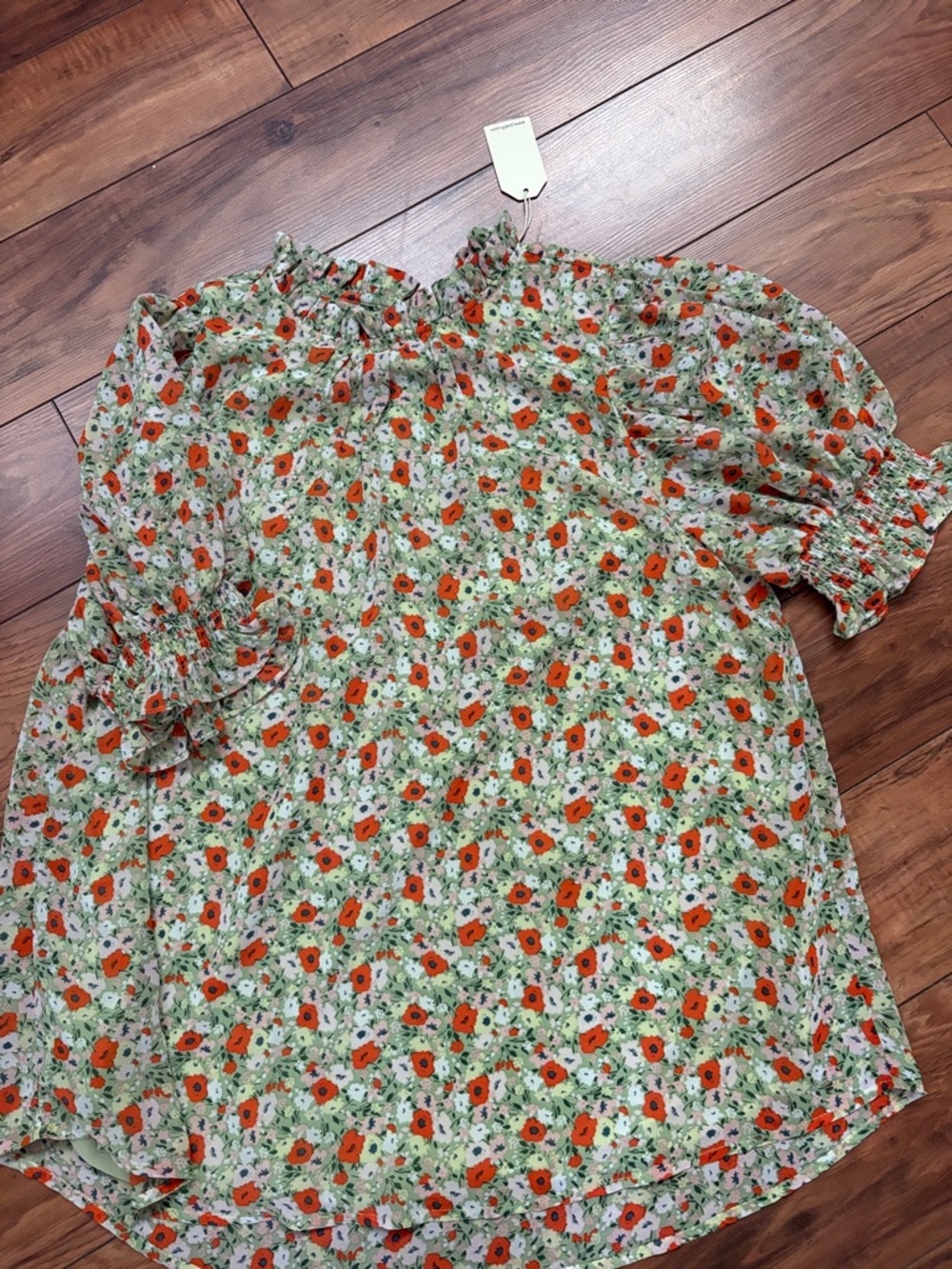 Jodifl Green Mix top